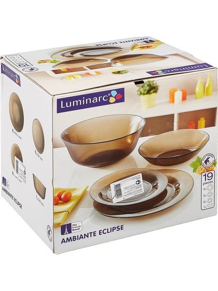 Набор посуды Luminarc столовый, 'Амбьянте эклипс', 19 предметов Luminarc 110234639